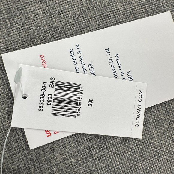 NEW! Old Navy Tankini Plus 3X Underwire Lightly Padded Tie Straps Black Swimwear - Picture 7 of 11